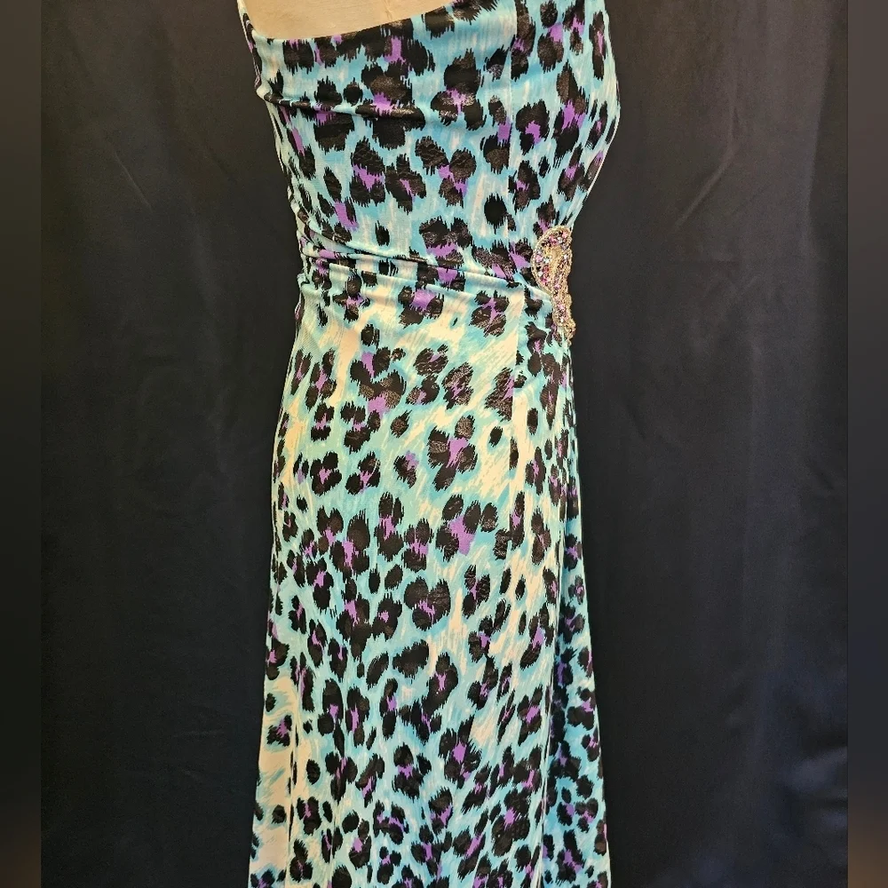 Animal print, maxi, dress, wedding, formal, party, prom, senior ball, colorful